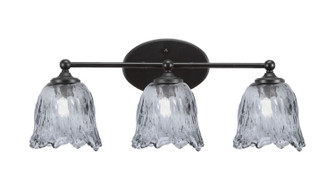 Capri Three Light Bath Bar in Matte Black (200|5913-MB-4232)