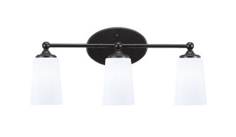 Capri Three Light Bath Bar in Matte Black (200|5913-MB-261)