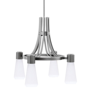 Everleigh Four Light Chandelier in Graphite (200|4814-GP-881)
