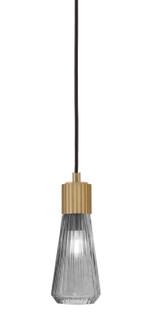 Everleigh One Light Mini Pendant in New Age Brass (200|4802-NAB-882)