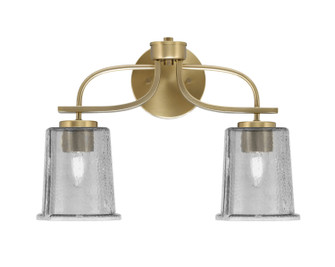Cavella Two Light Bath Bar in New Age Brass (200|3912-NAB-5032)
