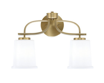 Cavella Two Light Bath Bar in New Age Brass (200|3912-NAB-5031)