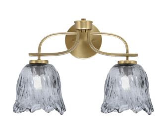 Cavella Two Light Bath Bar in New Age Brass (200|3912-NAB-4232)