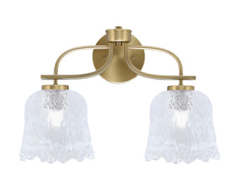 Cavella Two Light Bath Bar in New Age Brass (200|3912-NAB-4230)