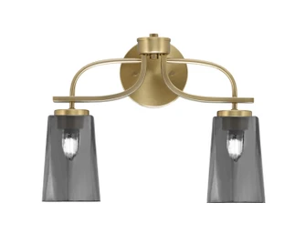 Cavella Two Light Bath Bar in New Age Brass (200|3912-NAB-262)