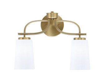 Cavella Two Light Bath Bar in New Age Brass (200|3912-NAB-261)