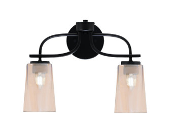 Cavella Two Light Bath Bar in Matte Black (200|3912-MB-263)