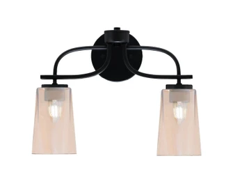 Cavella Two Light Bath Bar in Matte Black (200|3912-MB-263)