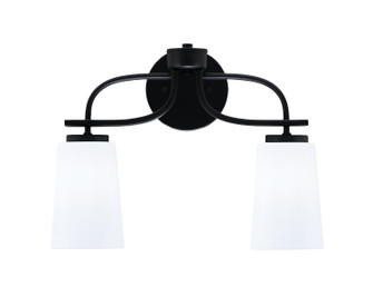 Cavella Two Light Bath Bar in Matte Black (200|3912-MB-261)