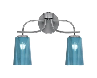Cavella Two Light Bath Bar in Graphite (200|3912-GP-265)
