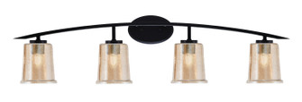 Kurve Four Light Bath Bar in Matte Black (200|3724-MB-5033)