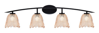 Kurve Four Light Bath Bar in Matte Black (200|3724-MB-4233)