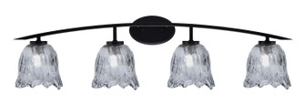 Kurve Four Light Bath Bar in Matte Black (200|3724-MB-4232)