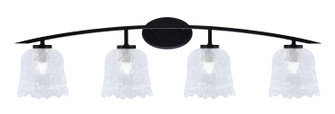 Kurve Four Light Bath Bar in Matte Black (200|3724-MB-4230)