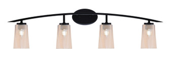 Kurve Four Light Bath Bar in Matte Black (200|3724-MB-263)