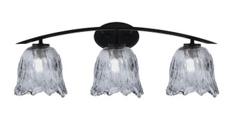 Kurve Three Light Bath Bar in Matte Black (200|3723-MB-4232)