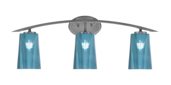 Kurve Three Light Bath Bar in Graphite (200|3723-GP-265)
