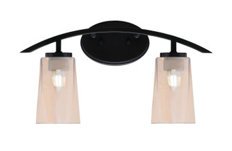 Kurve Two Light Bath Bar in Matte Black (200|3722-MB-263)