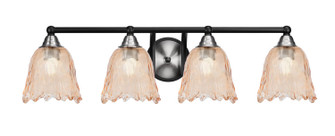 Paramount Four Light Bath Bar in Matte Black & Brushed Nickel (200|3424-MBBN-4233)