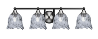 Paramount Four Light Bath Bar in Matte Black & Brushed Nickel (200|3424-MBBN-4232)