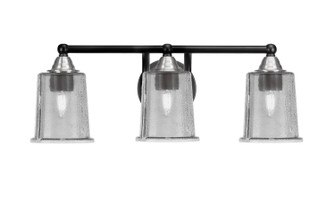Paramount Three Light Bath Bar in Matte Black & Brushed Nickel (200|3423-MBBN-5032)