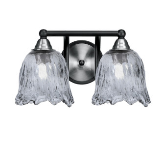 Paramount Two Light Bath Bar in Matte Black & Brushed Nickel (200|3422-MBBN-4232)