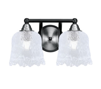 Paramount Two Light Bath Bar in Matte Black & Brushed Nickel (200|3422-MBBN-4230)