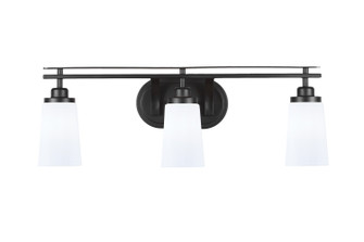 Odyssey Three Light Bath Bar in Matte Black (200|2613-MB-261)