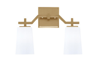Corbin Two Light Bath Bar in New Age Brass (200|2312-NAB-261)