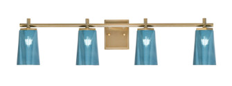 Franklin Four Light Bath Bar in New Age Brass (200|1214-NAB-265)