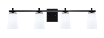 Franklin Four Light Bath Bar in Matte Black (200|1214-MB-261)