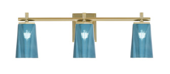 Franklin Three Light Bath Bar in New Age Brass (200|1213-NAB-265)