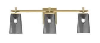 Franklin Three Light Bath Bar in New Age Brass (200|1213-NAB-262)