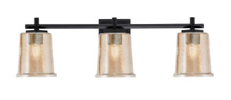 Franklin Three Light Bath Bar in Matte Black (200|1213-MB-5033)