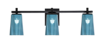 Franklin Three Light Bath Bar in Matte Black (200|1213-MB-265)