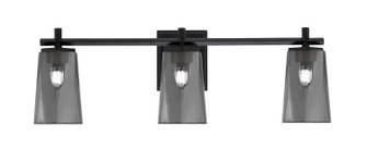 Franklin Three Light Bath Bar in Matte Black (200|1213-MB-262)