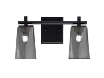 Franklin Two Light Bath Bar in Matte Black (200|1212-MB-262)