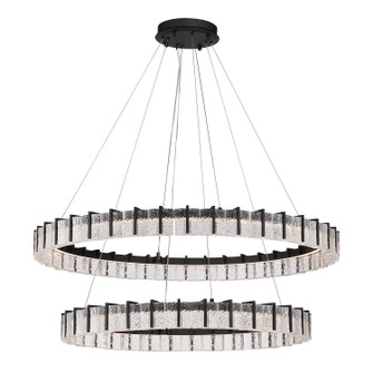 Sevryn LED Chandelier in Dark Matte Black (7|2419-899-L)