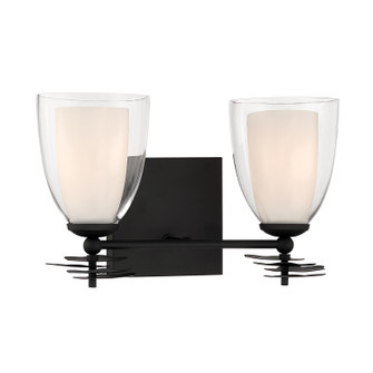 Elowen Two Light Vanity in Dark Matte Black (7|10252-899)