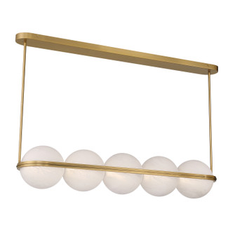 Vanderlane LED Linear Chandelier in Legacy Brass (7|10157-732-L)