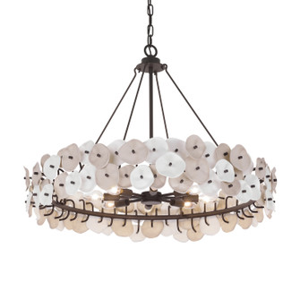 Ravelin Eight Light Pendant in Dark Bronze (29|N1528-860)