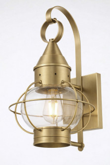 Ellington One Light Wall Sconce in Antique Brass (405|9631-AB-CL)