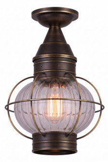 Ellington One Light Semi Flush Mount in Bronze (405|9623-BZ-OPT)