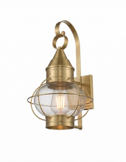 Ellington One Light Wall Sconce in Antique Brass (405|9621-AB-CL)