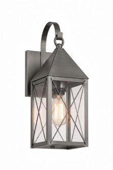 Ashford One Light Wall Sconce in Gunmetal (405|9521P-X-GM-CL)