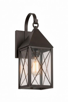 Ashford One Light Wall Sconce in Dark Brass (405|9521P-X-DB-CL)
