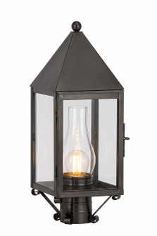 Ashford One Light Post Lantern in Gunmetal (405|9520-GM-CL-C)