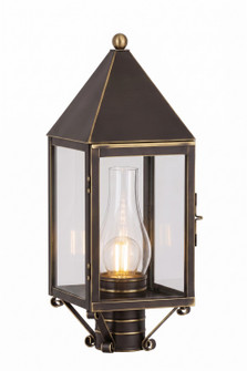 Ashford One Light Post Lantern in Bronze (405|9520-BZ-CL-C)