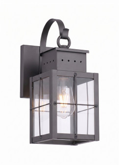 Norfield One Light Wall Sconce in Gunmetal (405|9431P-H-GM-CL)