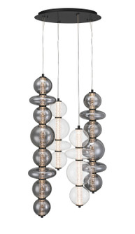 Atomo LED Chandelier in Matte Black (40|48960-038)